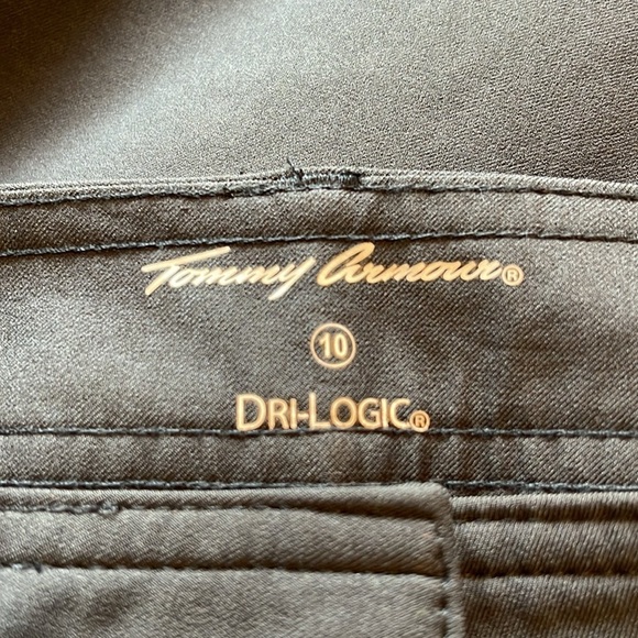 Tommy Armour - dark brown Bermuda style golf shorts - deep pockets - size 10 - Picture 3 of 5